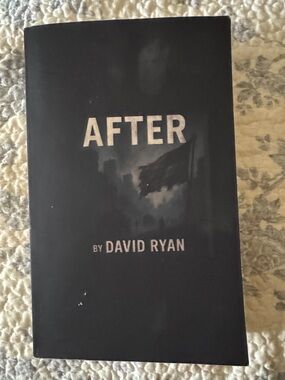 AFTER by David Ryan - Black Hardcover Book Novel Read soft cover